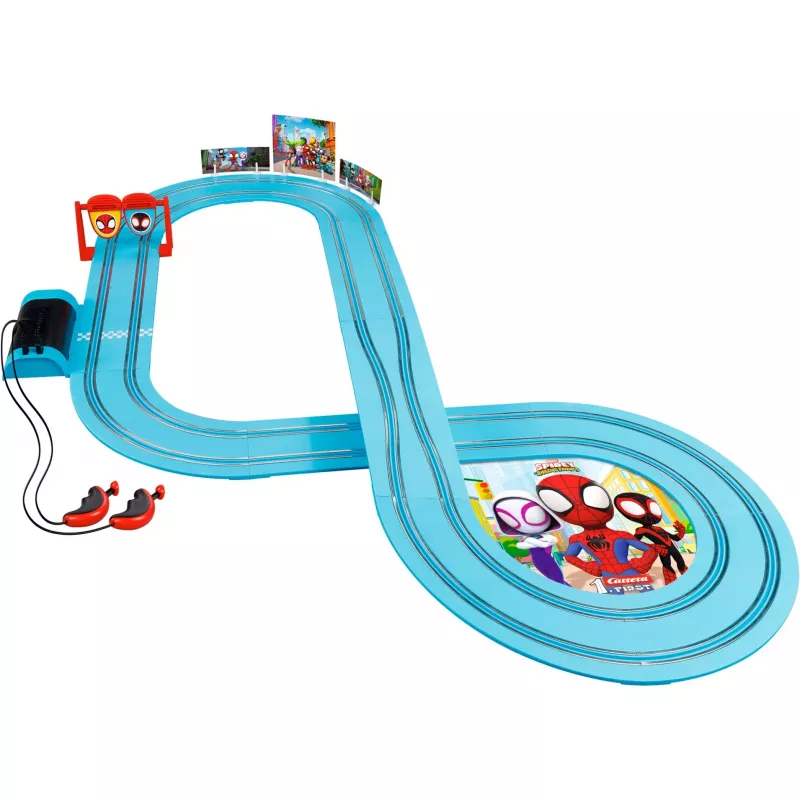 CARRERA Track Set 1First Spidey Go! lenktynių trasos rinkinys 2,9 m ilgio