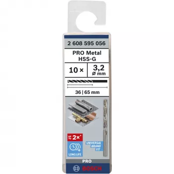 Gręžtuvų komplektas Bosch 2608595056 HSS šlifuotas 5-10 mm