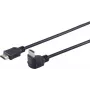 HDMI kabelis ShiverPeaks 2,0 m su kampu jungtimi, modelis 22221426
