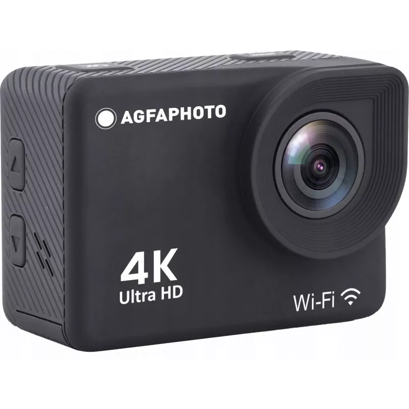 AgfaPhoto Action Cam AC9000BK 4K, vandeniui atspari, Wi-Fi, lėtas judesys/laiko intervalas