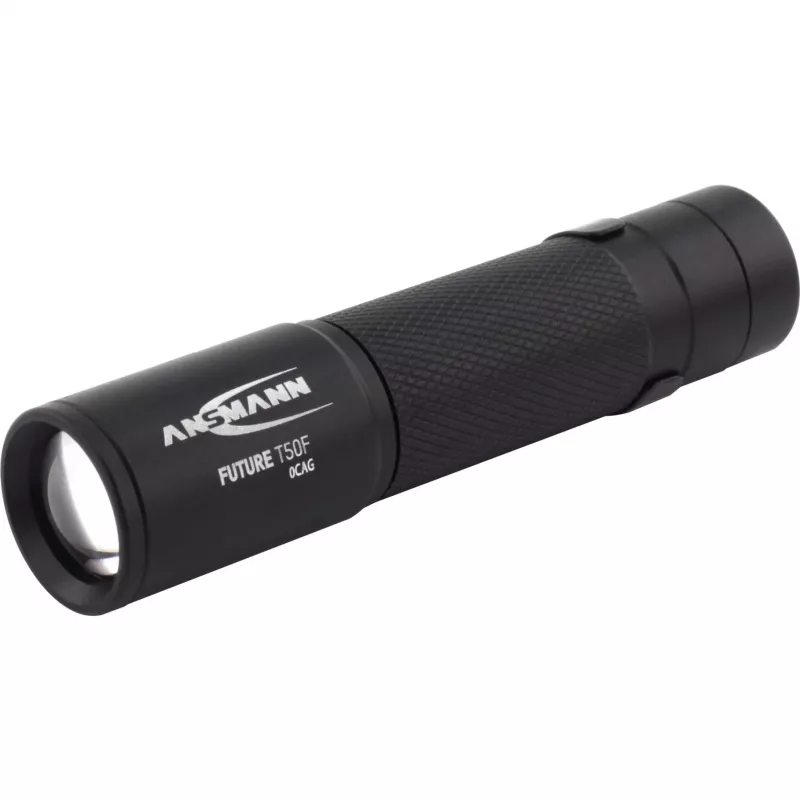 Ansmann 1600-0159 – Nešiojamas žibintuvėlis, juodas, aliuminis, LED, 60 lm