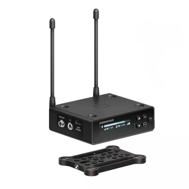 Sennheiser EW-DP ME 2 SET (R4-9) – rinkinys kamerai su miniatiūriniu siųstuvu ir ME 2 mikrofonu (omnidirectional), 552-608 MHz