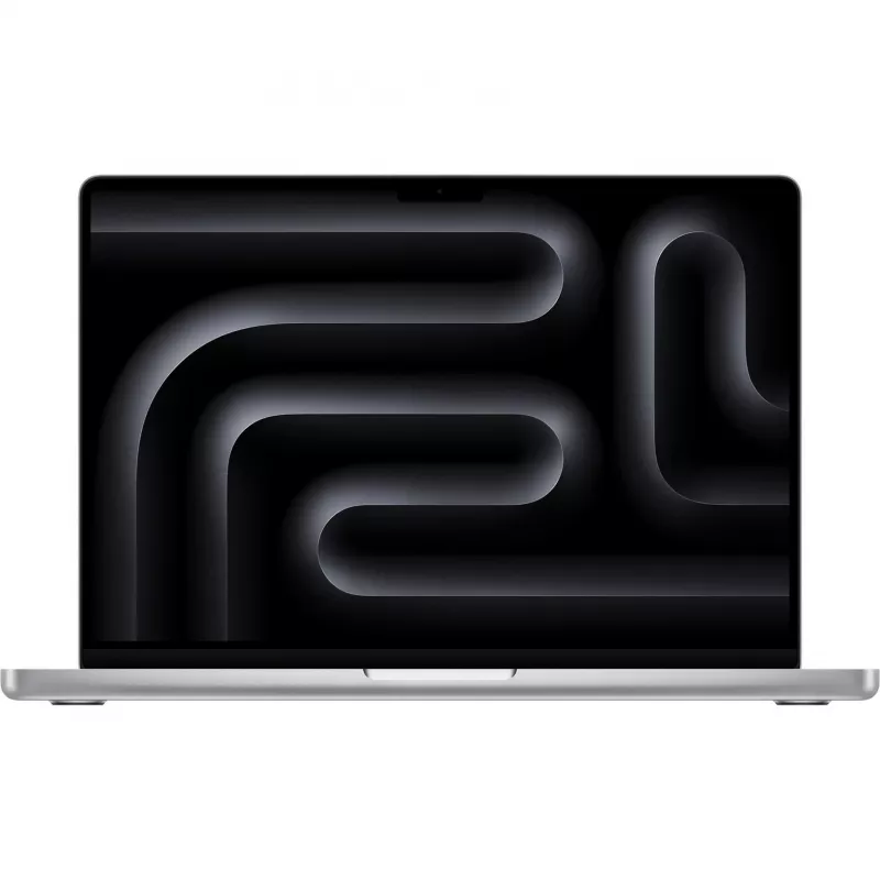Apple MacBook Pro sidabrinis MDE44D/A - 35,6 cm (14 inch), M5 10 branduolių lustas, 10 branduolių GPU, 16 GB RAM, 512 GB SSD / be maitinimo šaltinio