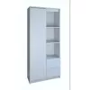 Biuro spinta Top e Shop RS-80 BILY BIEL, balta medžio drožlių plokštė, 7 lentynos, 800×350×1800 mm