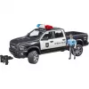 Policijos pikapas BRUDER RAM 2500 Police 02505 – mastelio modelis, žaidimų transporto priemonė