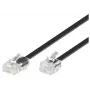 Telefono kabelis MicroConnect MPK451S RJ11 RJ45 1m juodas