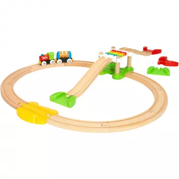 Traukinukas medinis startinis rinkinys Ravensburger BRIO įvairiaspalvis nuo 1,5 metų