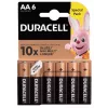 Baterijų rinkinys Duracell Basic AA / LR6 — 6 vnt. (šarminės)
