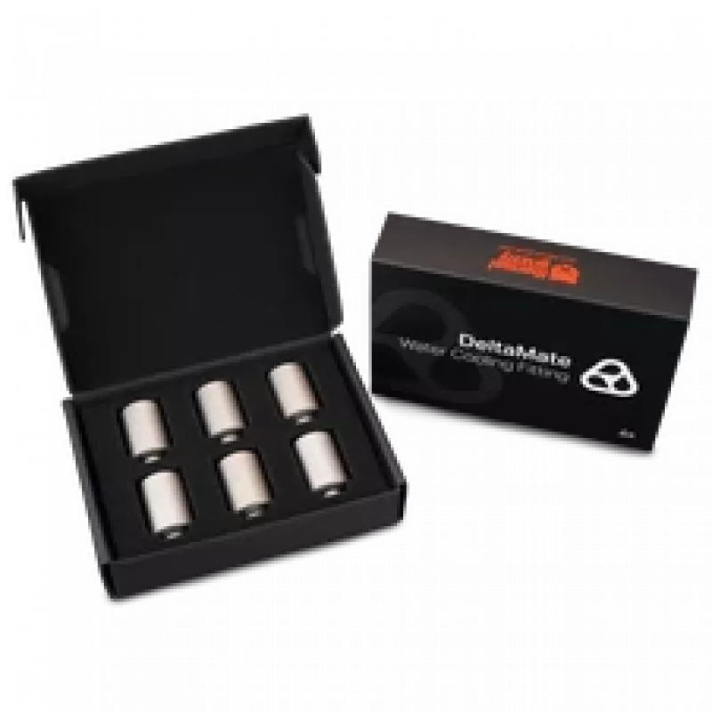Thermal Grizzly DeltaMate Extender MF28 Matt Nickel – 6 vnt. šilumą laidžios plokštelės