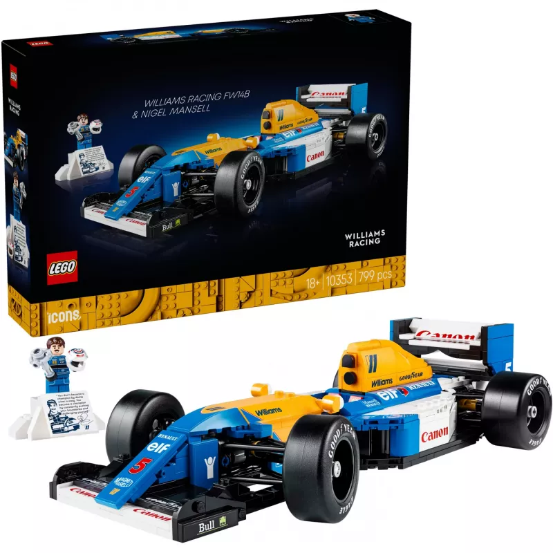 LEGO ICONS 10353 Williams Racing FW14B ir Nigel Mansell