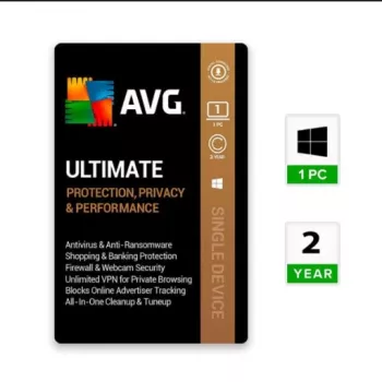 AVG Ultimate licencija (1 PC + VPN, 2 metai)