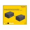 DeLOCK USB dviejų SATA HDD/SSD diskų stotelė su klonavimo funkcija ir kortelių skaitytuvu