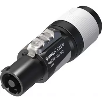 Neutrik NAC3FXXB-W-S – maitinimo jungtis, balta