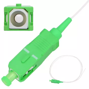 Pigtail SC/APC vienmodis Extralink G.657.A1 900µm FTTH 1,5 m, Easy strip, baltas