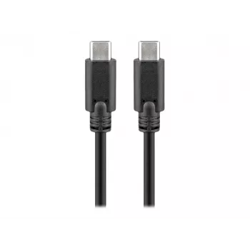 KAB Goobay USB-C™ 3.1 Gen 1 laidas, juodas, 2m USB-C™ kištukas > USB-C™ kištukas
