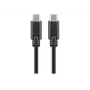 KAB Goobay USB-C™ 3.1 Gen 1 laidas, juodas, 2m USB-C™ kištukas > USB-C™ kištukas