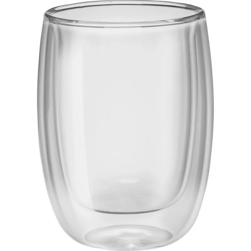 Dvigubo sienelės borosilikatinis stiklas ZWILLING 39500-076, 200 ml, skaidrus, 2 vnt.