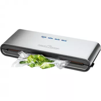 Vakuuminis pakuotuvas ProfiCook PC-VK 1080 (plastikiniams maišeliams) - 120 W - Nerūdijantis plienas/Juoda (501080)