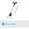 Gardena 14820-55 EasyWeed 1800/18V P4A solo akumuliatorinis piktžolių ir siūlių šepetys, be akumuliatoriaus bei kroviklio, pilkas/turkio