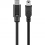 USB laidas Goobay 67989 0,5 m Mini-USB B į USB-C juodas
