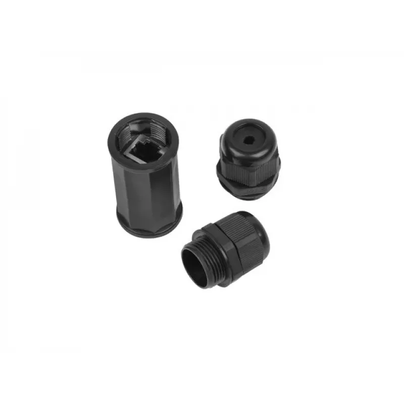 Lyties keitiklis RJ-45 Lanberg AD-RJ45-OS6-IP67 juodas