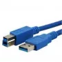 USB kabelis MediaRange MRCS150 USB 3.2 Gen 1 5m USB A USB B mėlynas