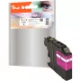Peach PI500-89 suderinama purpurinio rašalo kasetė Brother LC-125XL, XL, 15 ml