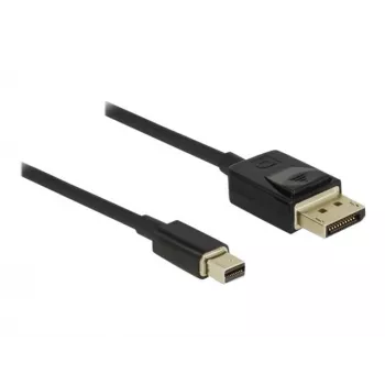 DeLOCK - DisplayPort kabelis - DisplayPort (M) į Mini DisplayPort (M) - 2 m - Juoda - 8K palaikymas