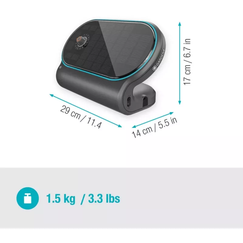Laistymo rinkinys GARDENA 13330-20 — 20 m žarna, 4,6 mm skersmuo, 68 vnt.