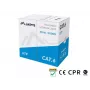 LANBERG tinklo kabelis Cat6 U/UTP LCU6-11CU-0305-S, 305 m, 23 AWG, pilkas, HDPE apvalkalas