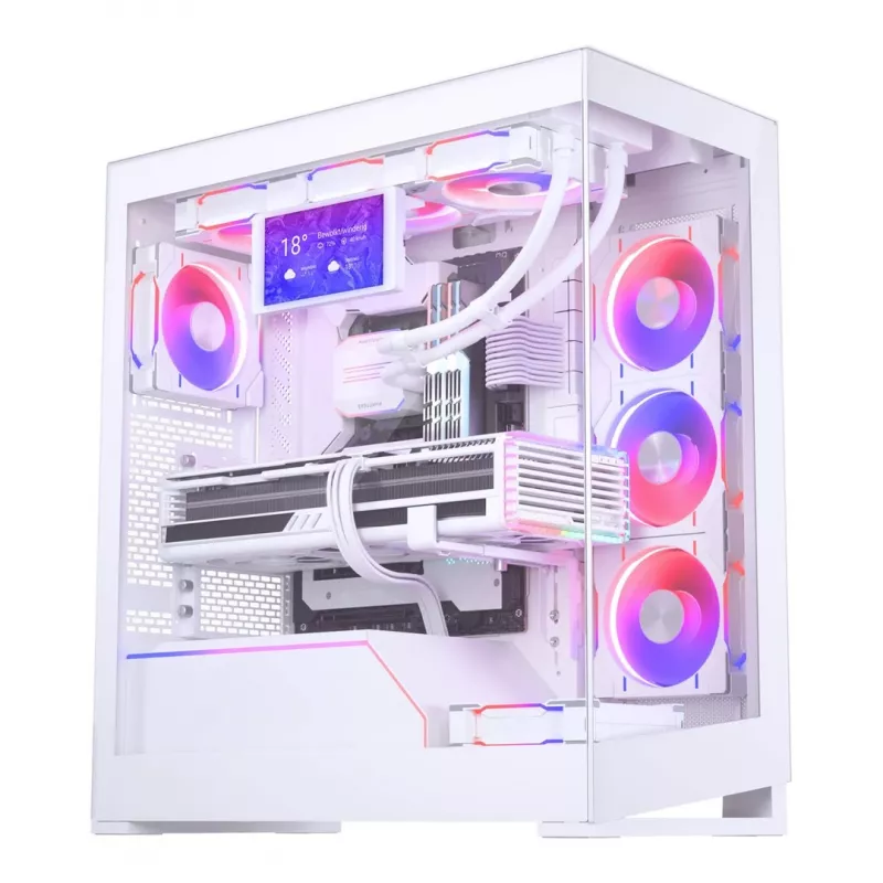 LCD skydelio rinkinys Phanteks PH-HRLCD_WT01 universalus 5V 80 mm