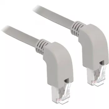 Tinklo kabelis DeLOCK 85877 Cat6a S/FTP 1m Pilka