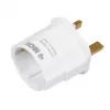 IBOX iaukeu maitinimo adapteris su keičiamais UK (G tipas) ir EU (E tipas) kištukais, 100–240V 50/60Hz, 7,5A, baltas