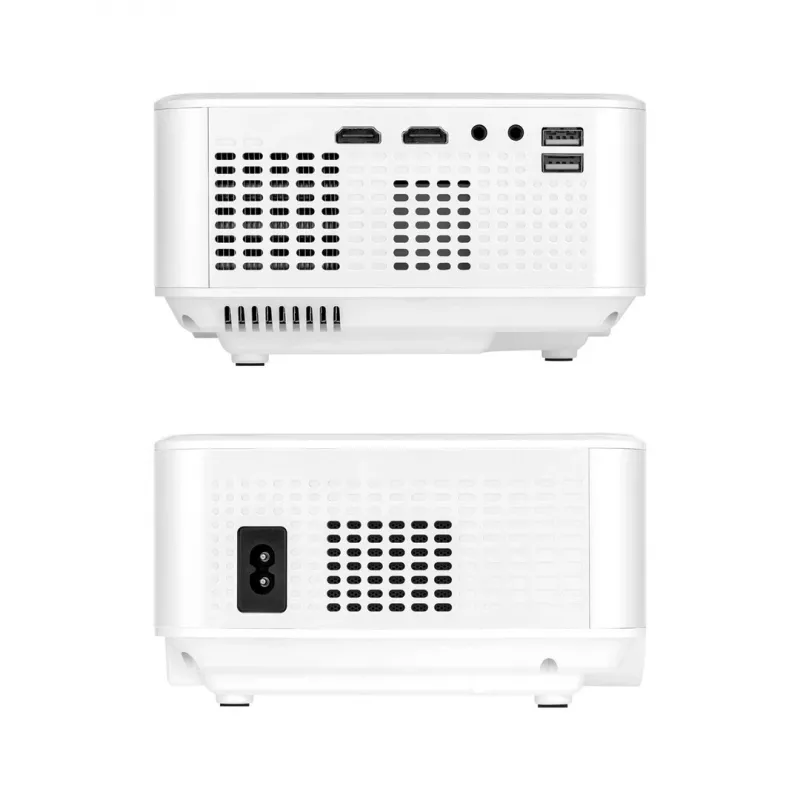 Projektorius standartinis kruger & matz V-LED20 FullHD 1080p 1920x1080, LED, 1.4:1 metimo santykis, 15–150 colių ekranas, Bluetooth, 3W garsiakalbis