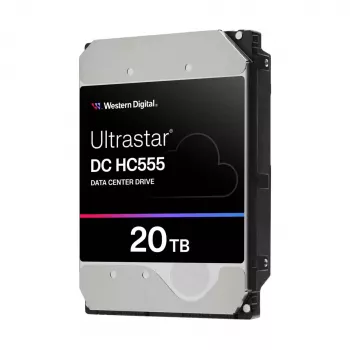 WD Ultrastar DC HC555 - Festplatte - Datencenter - 20TB - intern - 3,5 (8,9 cm) - SAS 12Gb/s - 7200 rpm - Puffer: 512MB (0B47749)