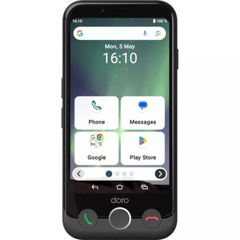 Išmanusis telefonas Doro Aurora A10 4,5 colio 4 GB 64 GB juodas