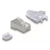 DeLOCK 67177 RJ45 kištukas, sidabriniai kontaktai, permatomas korpusas, 50 vnt.
