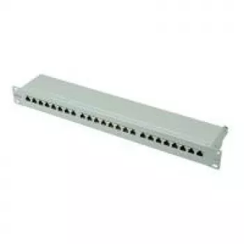 ROLINE Cat. 6 / Class E 48,30cm (19 inch)-Pataisų skydas, 24P, Ekranuotas, Šviesiai Pilkas (26.11.0351)