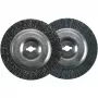 Šepetėlių rinkinys Einhell 3424115 Nailoninis Plieninis Pilkas Apvalus 2 vnt