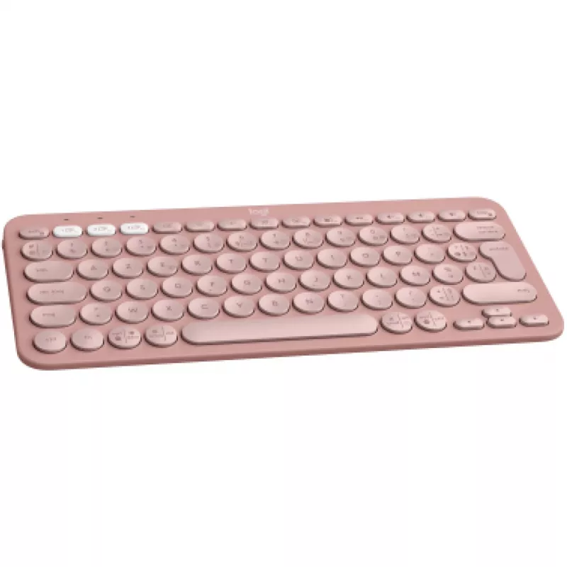 Belaidė klaviatūra Logitech Pebble Keys 2 K380S Tonal Rose Fra BT N/A-CENT-419 UNIV. (920-011805)