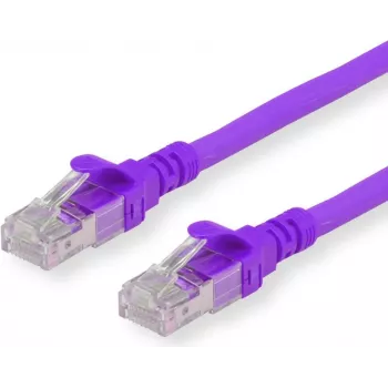 Secomp Roline - Pataisos laidas - RJ-45 (M) į RJ-45 (M) - 1 m - SFTP - CAT 6a - Violetinis (21.15.2931)