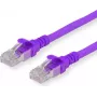 Secomp Roline - Pataisos laidas - RJ-45 (M) į RJ-45 (M) - 1 m - SFTP - CAT 6a - Violetinis (21.15.2931)