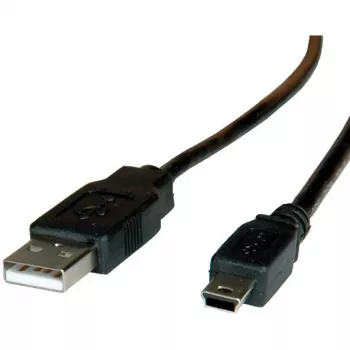 ROLINE USB 2.0 laidas, A tipo - 5 kontaktų Mini 1,8 m (11.02.8719)