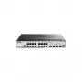 D-Link 20 prievadų Gigabit krovimo valdomas išmanusis jungiklis su 2 x 10G SFP+ ir 2 x SFP