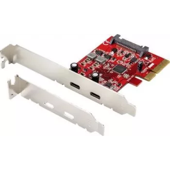 Renkforce RF-4599664 2 prievadų USB 3.2 Gen 2 valdiklio kortelė PCIe