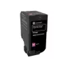 Lexmark 74C2HM0 originalus grąžinamasis tonerio kasetė, magenta, didelio našumo
