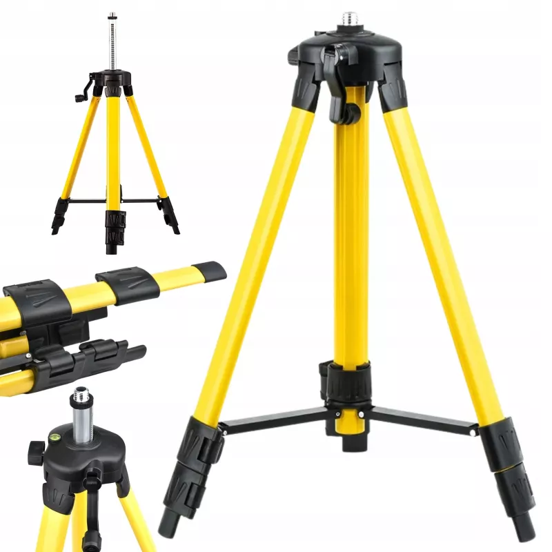 Extralink lazerinis nivelyras kryžminis plokštuminis 4D su trikoju