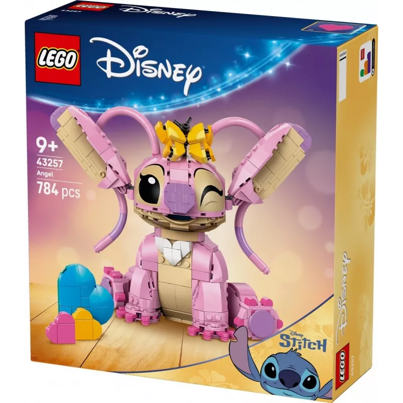 LEGO Disney kolekcinis mini modelis Andzia Angel 43257 — 784 detalės, 250 mm aukštis, nuo 9 metų
