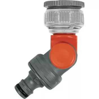Gardena 998-50 jungtis, pilka/oranžinė/sidabrinė, 3,3 mm (G 2,50 cm (1 colis))/26,5 mm (G 3/4)
