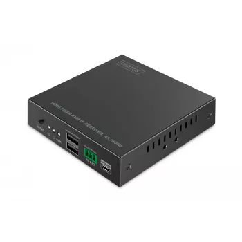 Imtuvas Digitus HDMI Fiber KVM IP 4K/60Hz laidinis USB